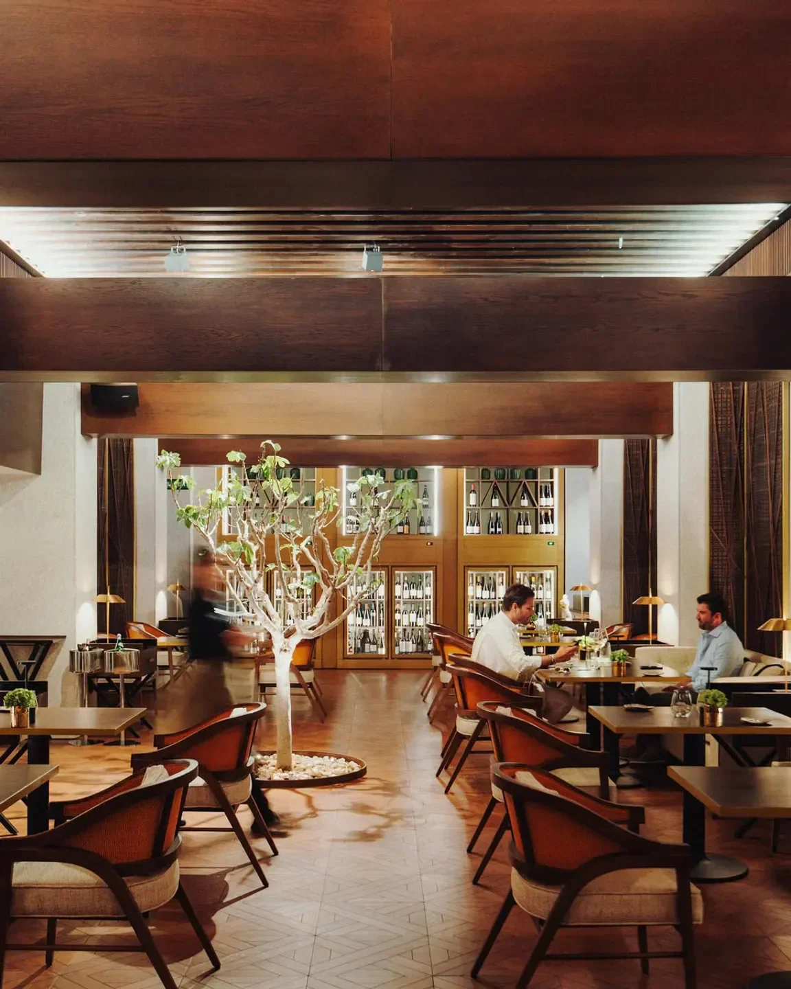 Elegant dining at Etxeko Ibiza restaurant, featuring a stylish interior in Ibiza.